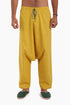 Harem pants in cotton with elastic waist and pockets
